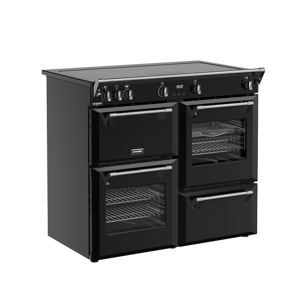 Stoves DX RCA RICH 100Ei ZLS 100cm Richmond DX Electric Induction Zoneless Range Cooker - Black - Image 3