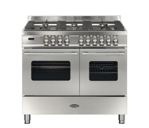 Britannia RC-10TG-DE-S Delphi 100cm Twin Dual Fuel Range Cooker