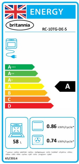 Britannia RC-10TG-DE-S Delphi 100cm Twin Dual Fuel Range Cooker - Image 5