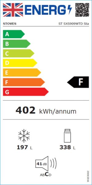 Stoves ST SXS909WTD Sta American Fridge Freezer - Image 3
