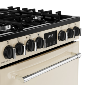 Belling MRA FARMHOUSE 60cm Dual Fuel Cooker with Double Oven - Cream - Image 3