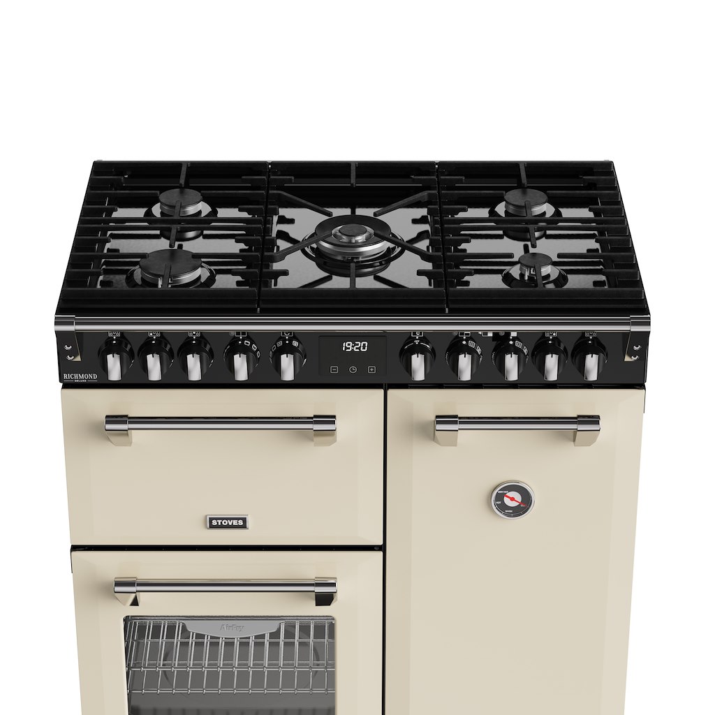 Stoves DX RCA RICH 90DF 90cm Richmond DX Dual Fuel Range Cooker - Cream - Image 4