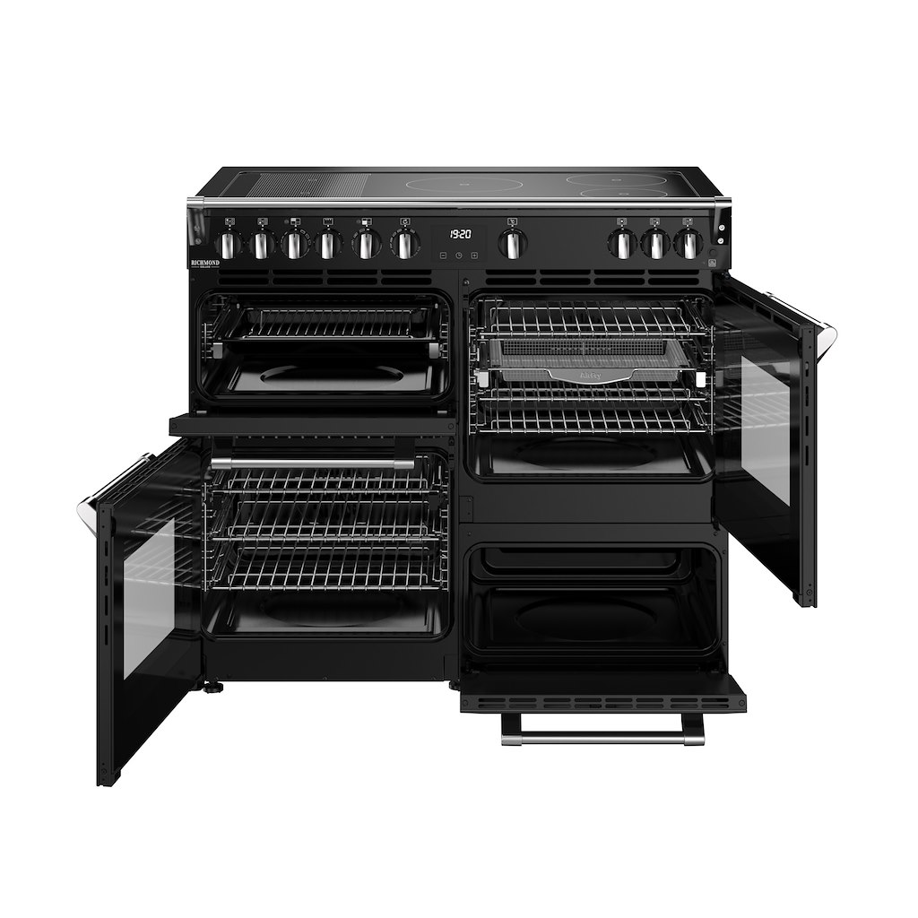 Stoves DX RCA RICH 100Ei RTY 100cm Richmond DX Electric Induction Rotary Range Cooker - Black - Image 3