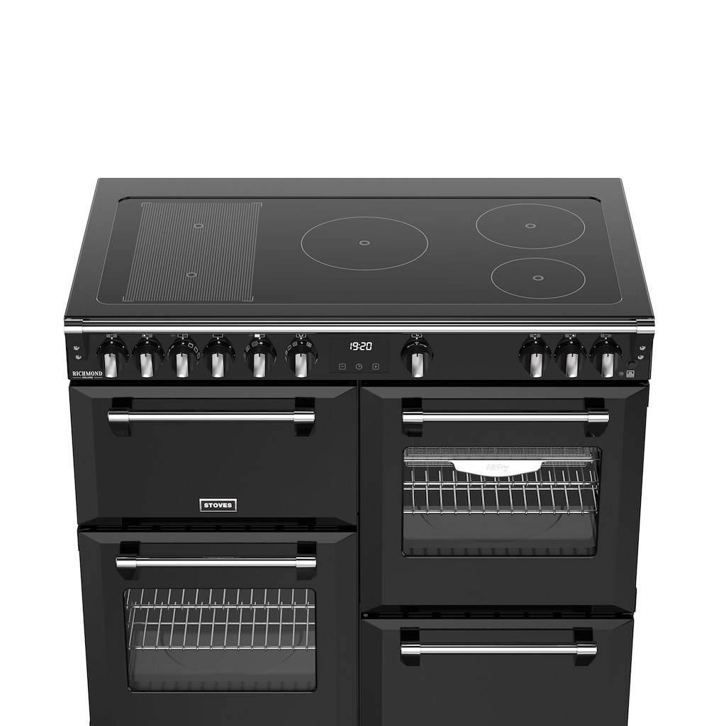 Stoves DX RCA RICH 100Ei RTY 100cm Richmond DX Electric Induction Rotary Range Cooker - Black - Image 4