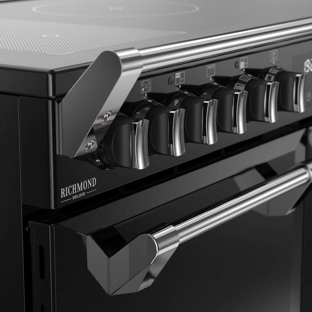 Stoves DX RCA RICH 100Ei RTY 100cm Richmond DX Electric Induction Rotary Range Cooker - Black - Image 5