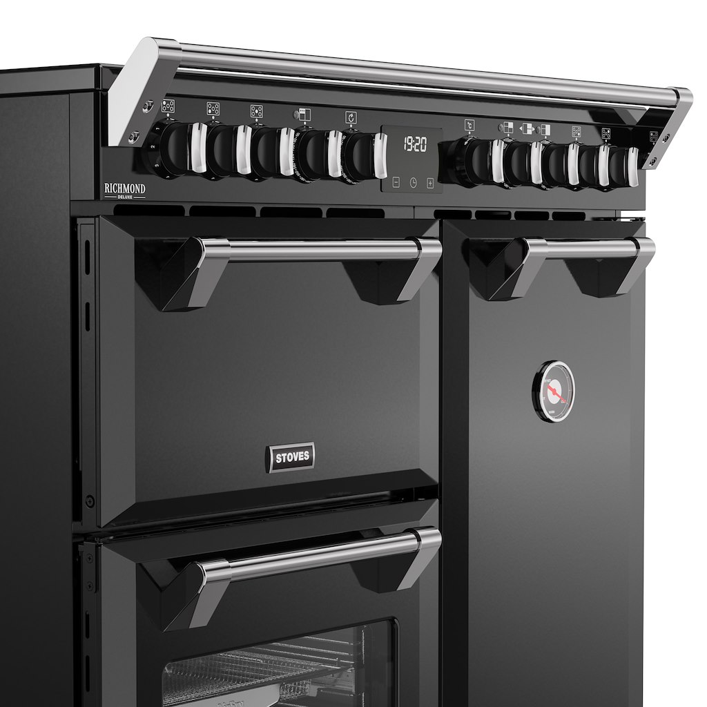 Stoves DX RCA RICH 90Ei RTY 90cm Richmond DX Electric Induction Rotary Range Cooker - Black - Image 7