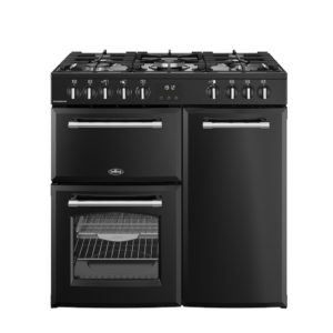 Belling RCA FARMHOUSE 90DF 90cm Dual Fuel Range Cooker - Black