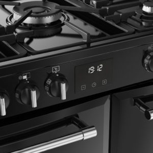 Belling RCA FARMHOUSE 90DF 90cm Dual Fuel Range Cooker - Black - Image 8