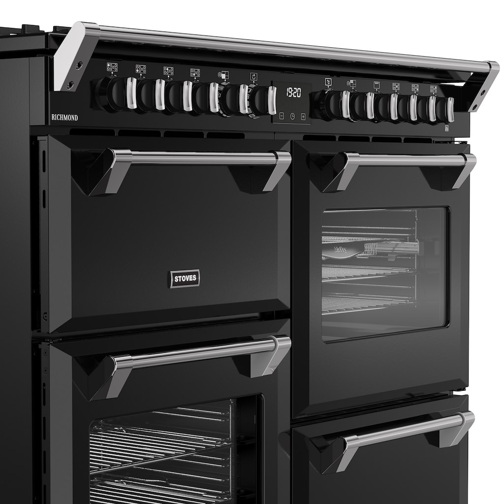 Stoves RCA RICH 110DF 110cm Richmond Dual Fuel Range Cooker - Black - Image 6