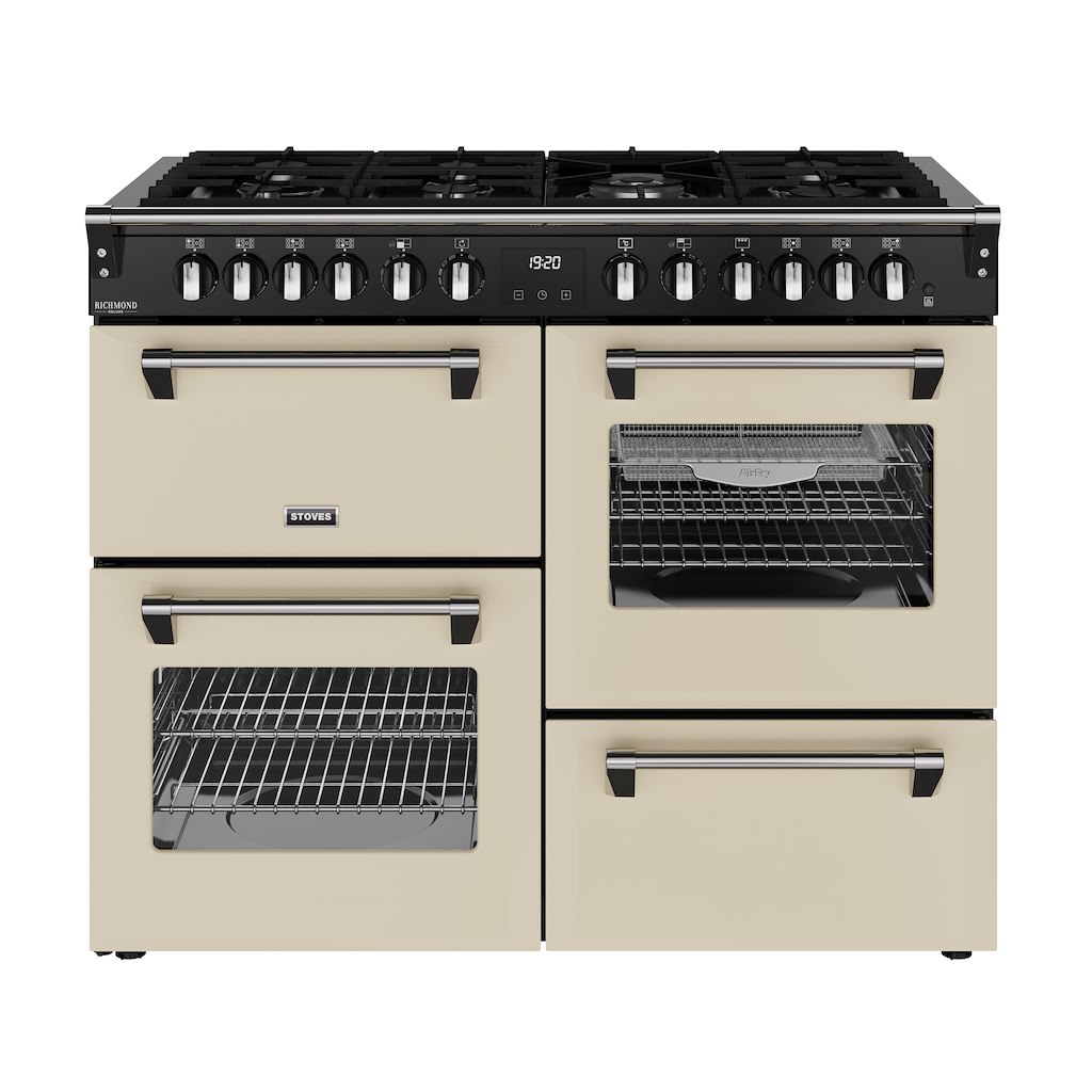 Stoves DX RCA RICH 110DF 110cm Richmond DX Dual Fuel Range Cooker - Cream