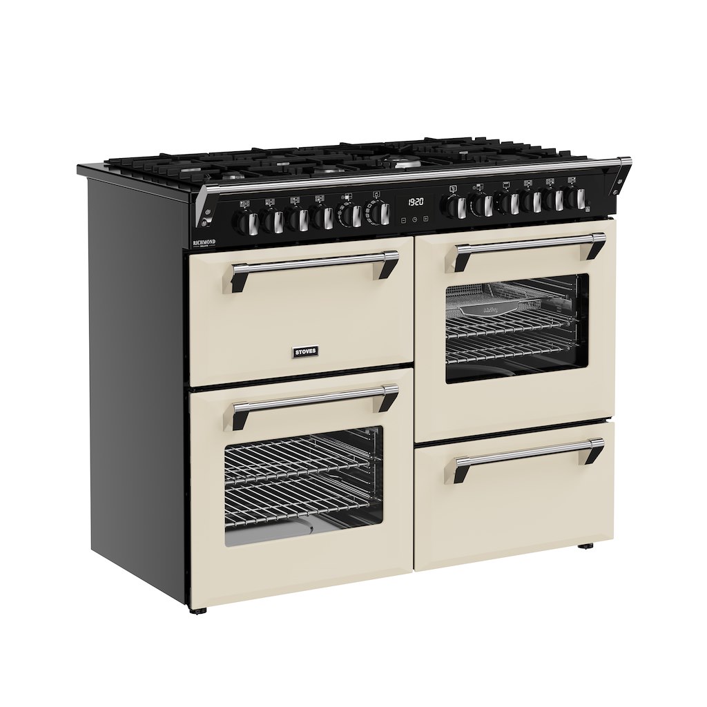Stoves DX RCA RICH 110DF 110cm Richmond DX Dual Fuel Range Cooker - Cream - Image 2