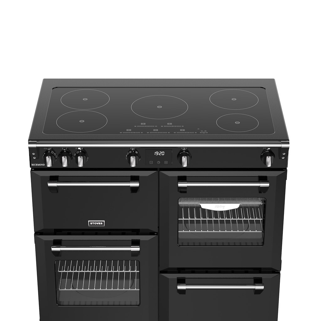 Stoves RCA RICH 100Ei TCH 100cm Richmond Electric Induction Touch Range Cooker - Black - Image 4
