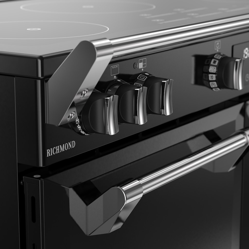 Stoves RCA RICH 100Ei TCH 100cm Richmond Electric Induction Touch Range Cooker - Black - Image 6