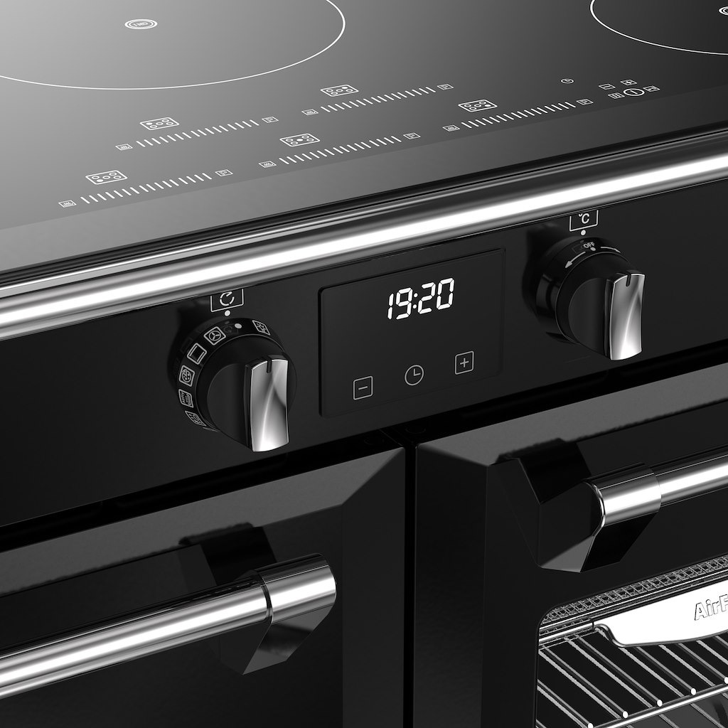 Stoves RCA RICH 100Ei TCH 100cm Richmond Electric Induction Touch Range Cooker - Black - Image 8