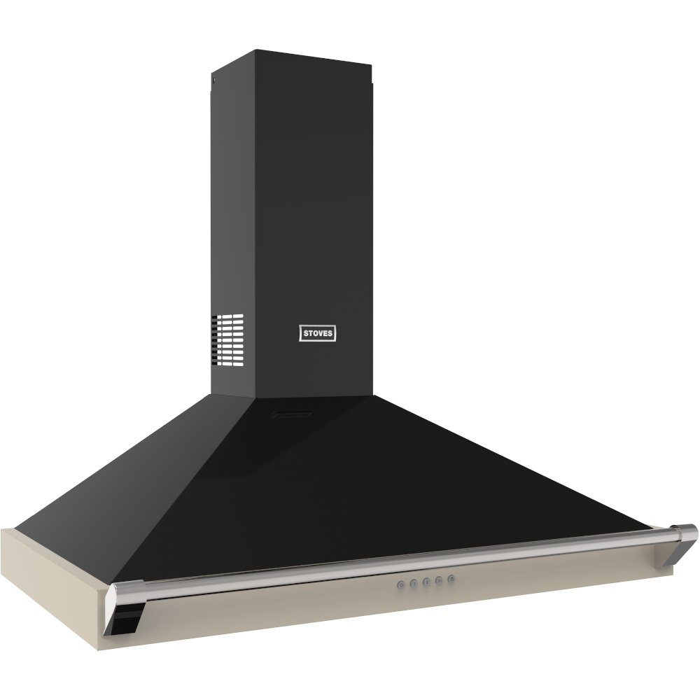 Stoves ST RICHMOND CHIM 100PYR CRM 100cm Pyramid Hood - Image 2