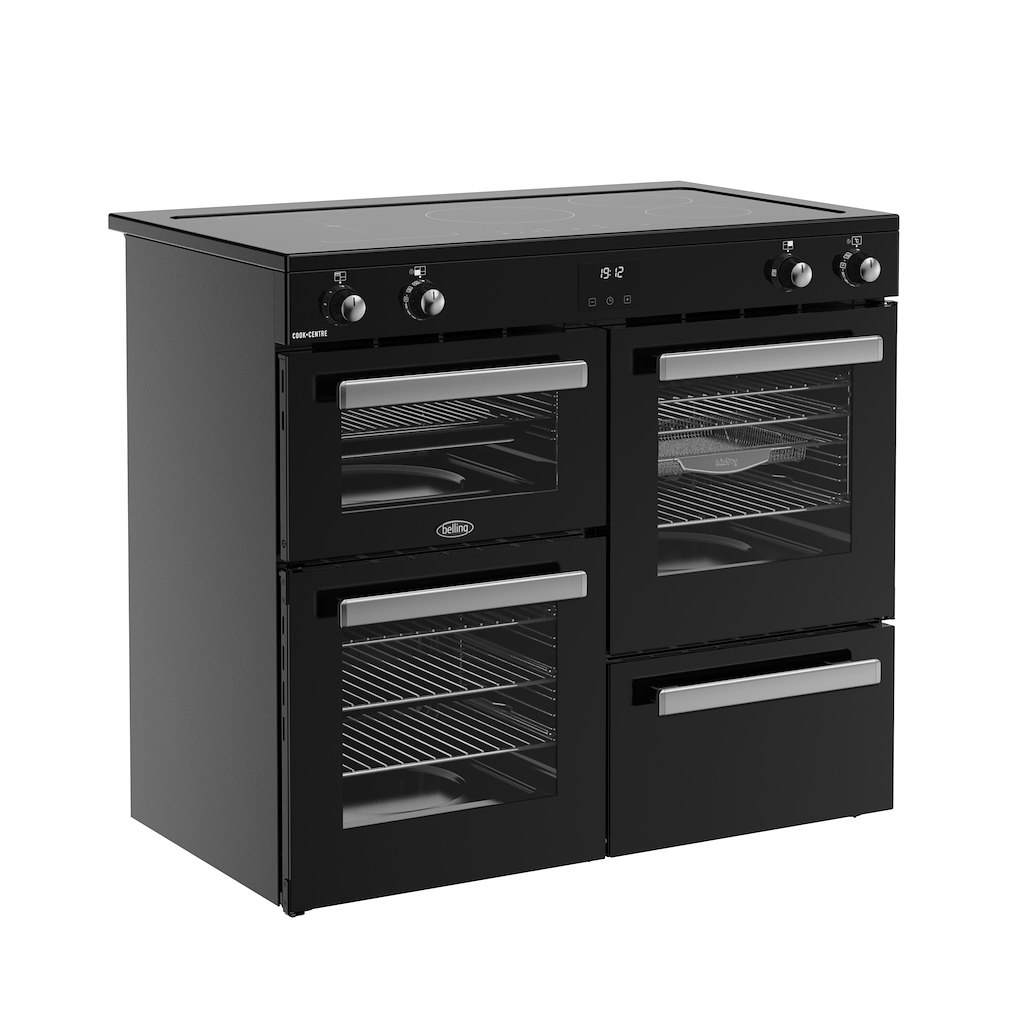 Belling RCA COOKCENTRE 100Ei 100cm Electric Induction Touch Range Cooker - Black - Image 2