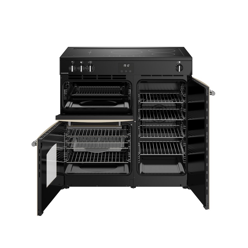 Belling RCA FARMHOUSE 90Ei 90cm Electric Induction Touch Range Cooker - Cream - Image 4