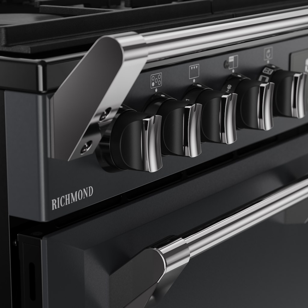 Stoves RCA RICH 90DF 90cm Richmond Dual Fuel Range Cooker - Anthracite - Image 6