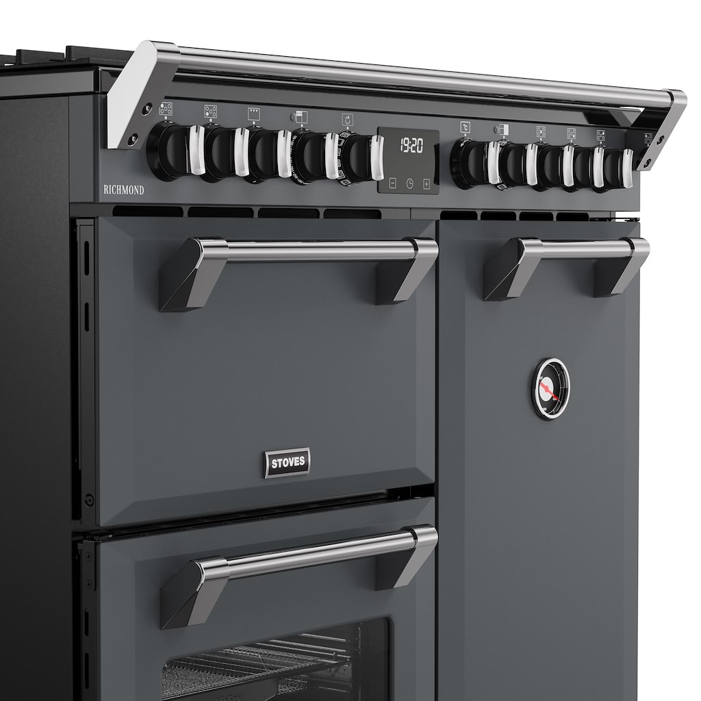 Stoves RCA RICH 90DF 90cm Richmond Dual Fuel Range Cooker - Anthracite - Image 7