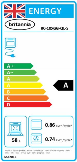 Britannia RC-10XGG-QL-S Q Line 100cm XG Dual Fuel Range Cooker - Image 5
