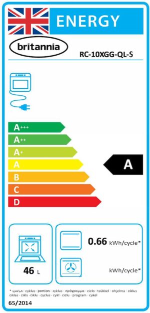 Britannia RC-10XGG-QL-S Q Line 100cm XG Dual Fuel Range Cooker - Image 6