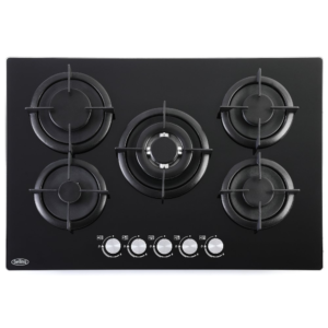 Belling BEL GTG753RI BLK 75cm Gas Through Glass Hob