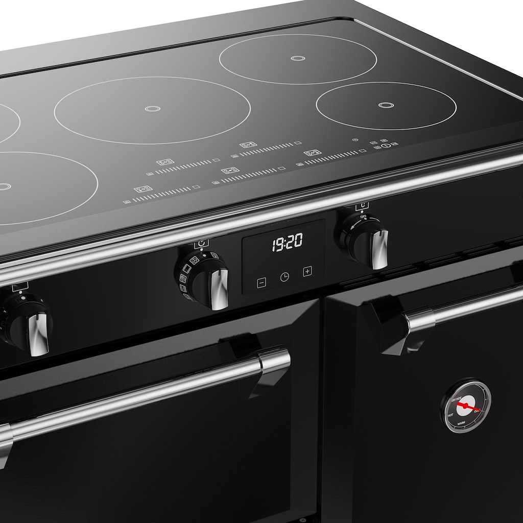 Stoves RCA RICH 90Ei TCH 90cm Richmond Electric Induction Touch Range Cooker - Black - Image 8