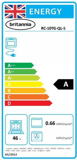 Britannia RC-10TG-QL-S Q Line 100cm Twin Dual Fuel Range Cooker - Image 7
