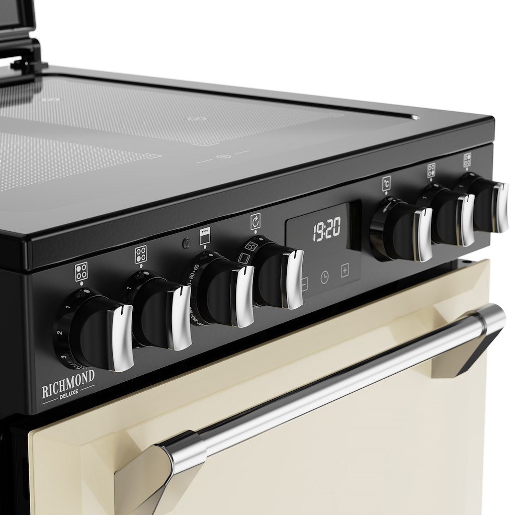 Stoves DX MRA RICH 60Ei RTY 60cm Richmond DX Electric Induction Rotary Cooker - Cream - Image 6