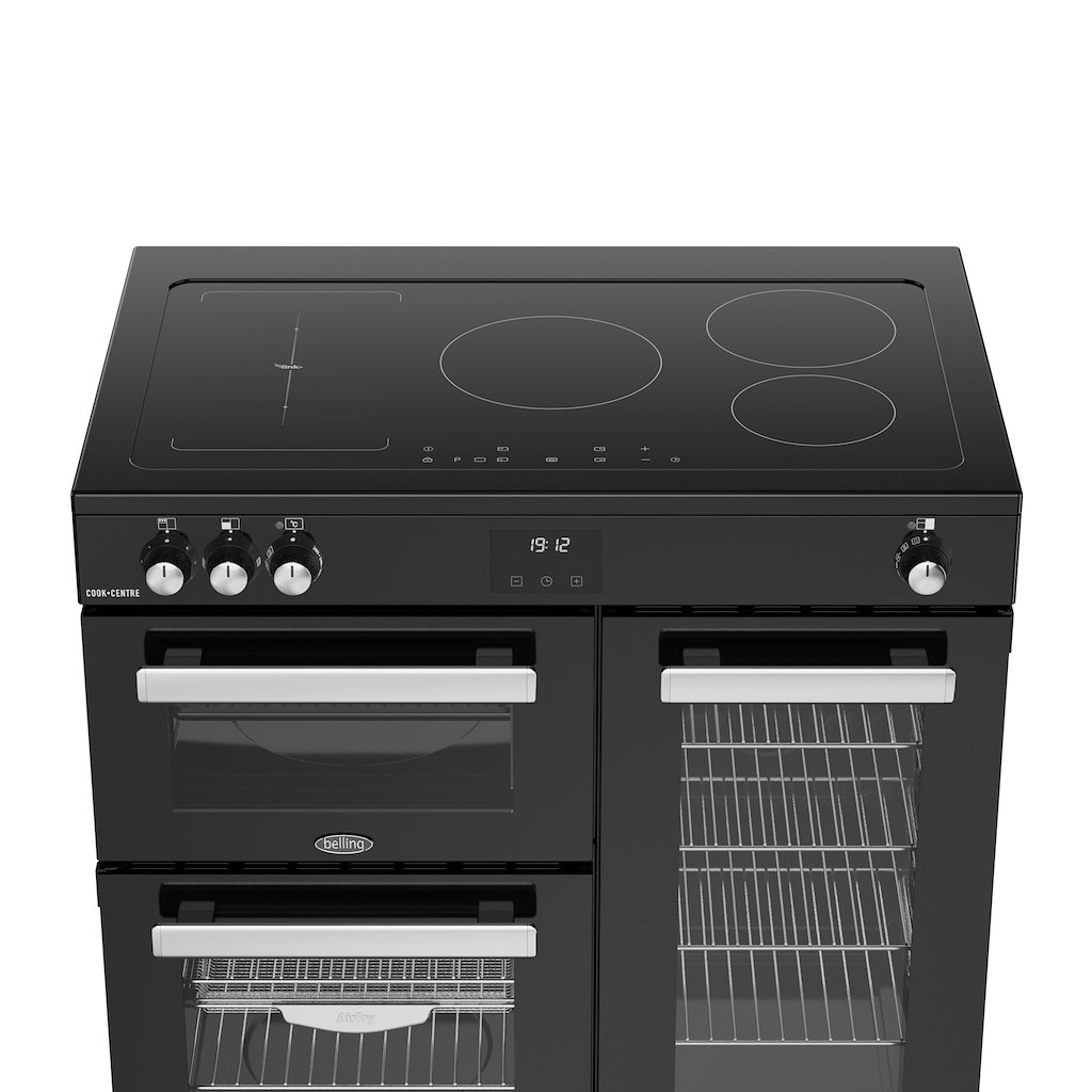 Belling RCA COOKCENTRE 90Ei 90cm Electric Induction Touch Range Cooker - Black - Image 4