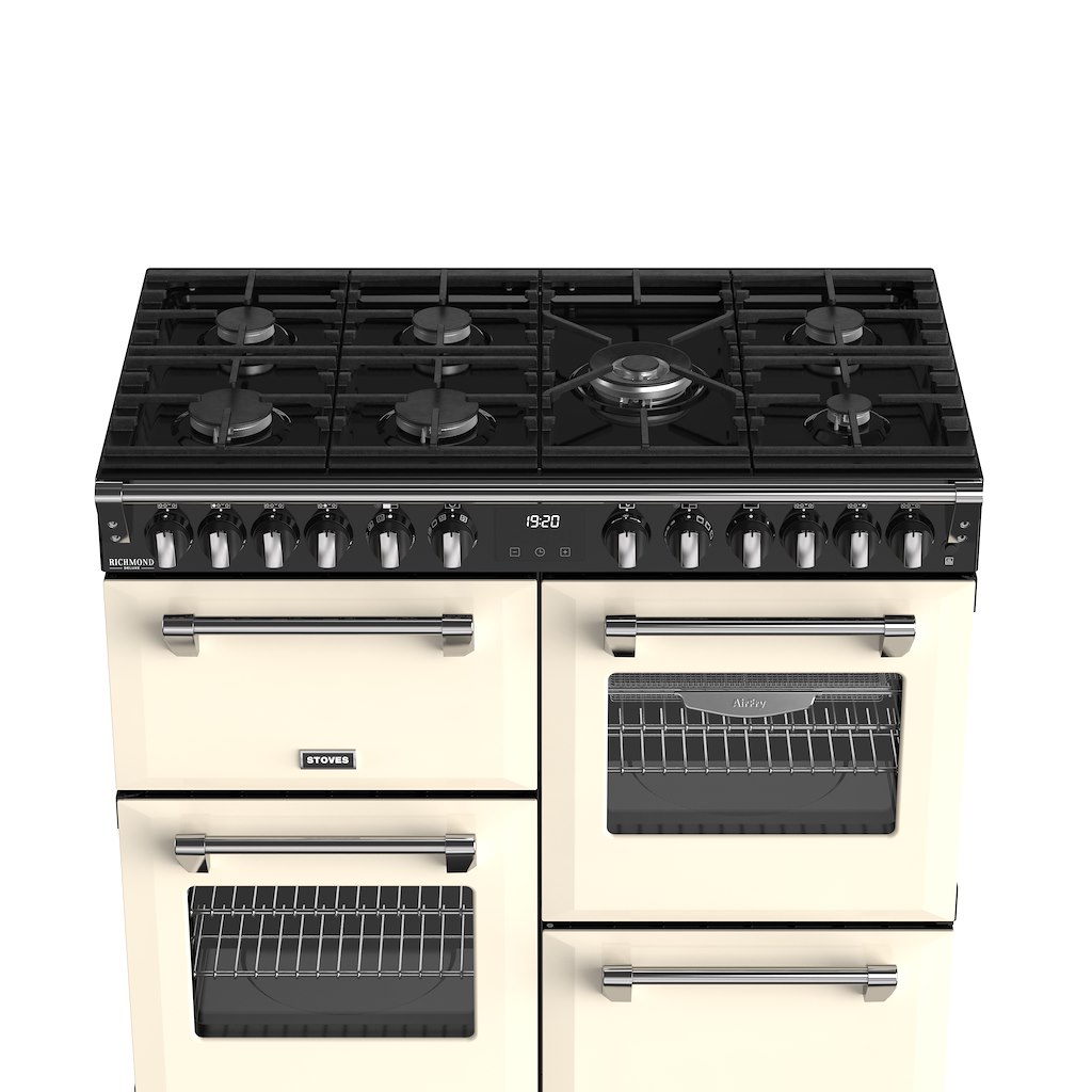 Stoves DX RCA RICH 100DF 100cm Richmond DX Dual Fuel Range Cooker - Cream - Image 4