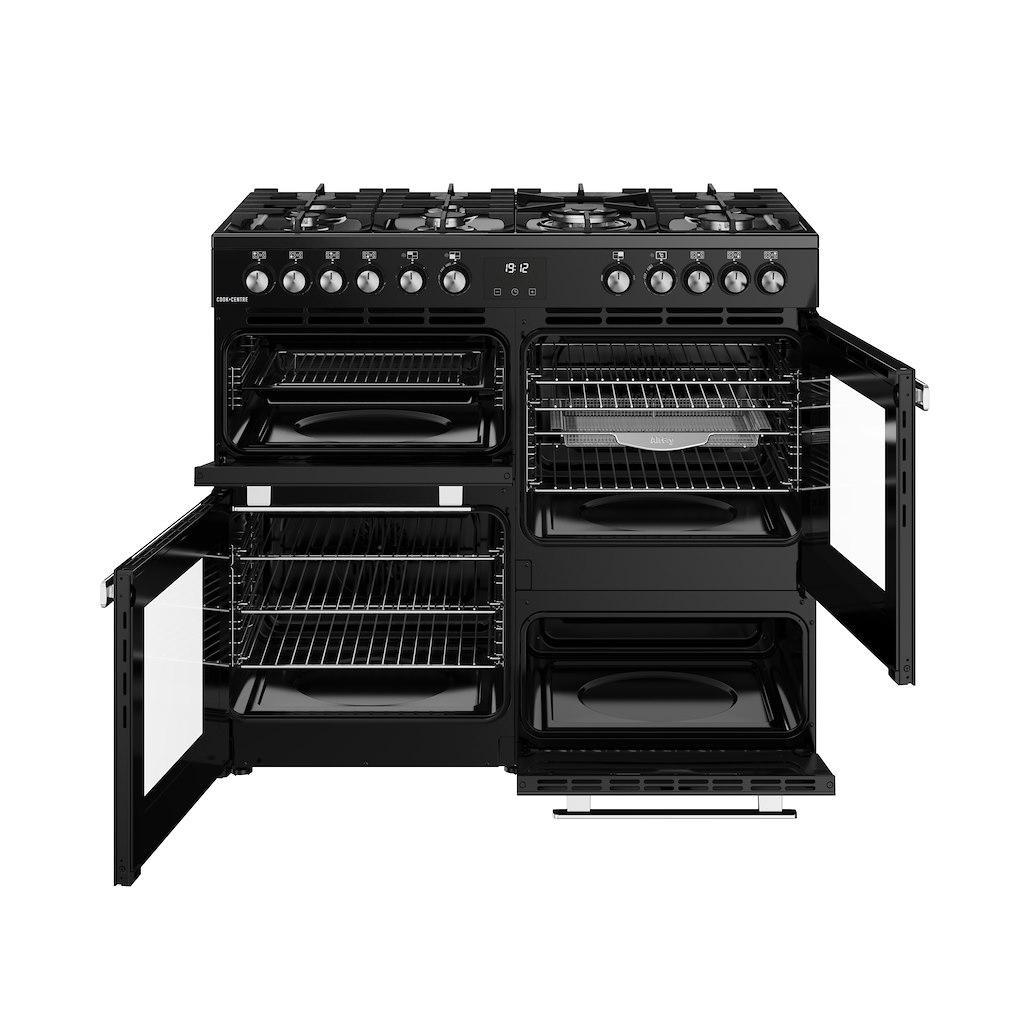 Belling RCA COOKCENTRE 100DF 100cm Dual Fuel Range Cooker - Black - Image 4