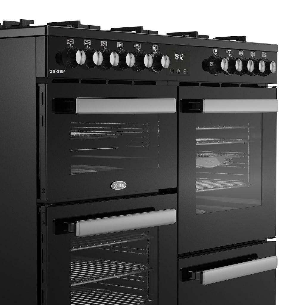 Belling RCA COOKCENTRE 100DF 100cm Dual Fuel Range Cooker - Black - Image 7