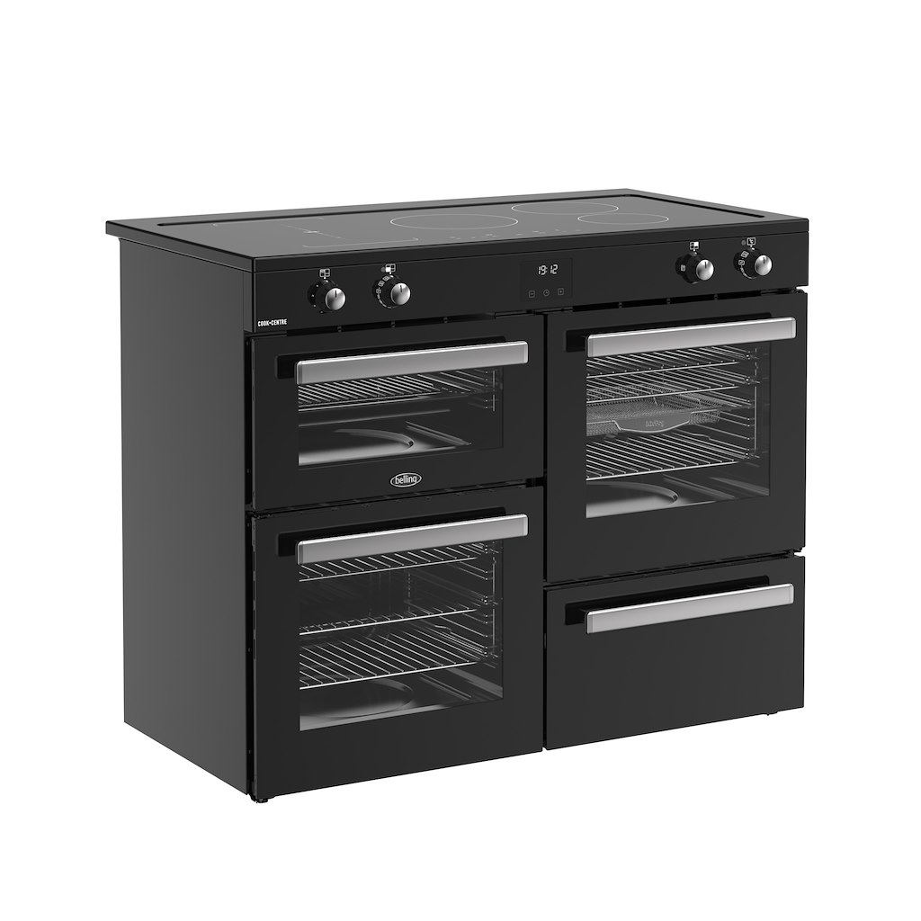 Belling RCA COOKCENTRE 110Ei 110cm Electric Induction Touch Range Cooker - Black - Image 2