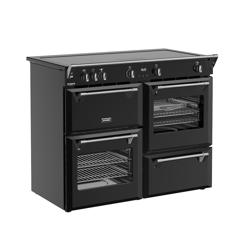 Stoves DX RCA RICH 110Ei ZLS 110cm Richmond DX Electric Induction Zoneless Range Cooker - Black - Image 2