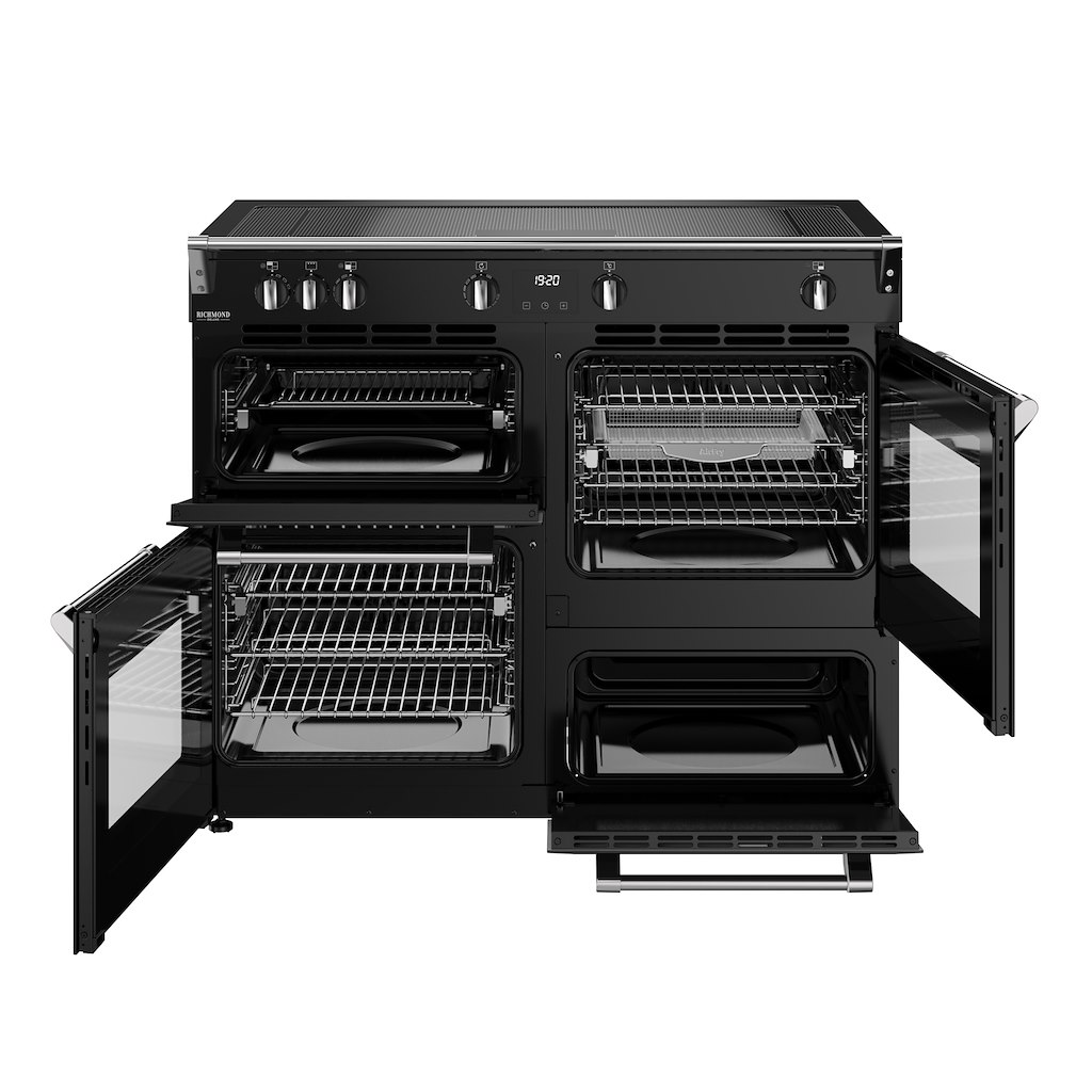 Stoves DX RCA RICH 110Ei ZLS 110cm Richmond DX Electric Induction Zoneless Range Cooker - Black - Image 3