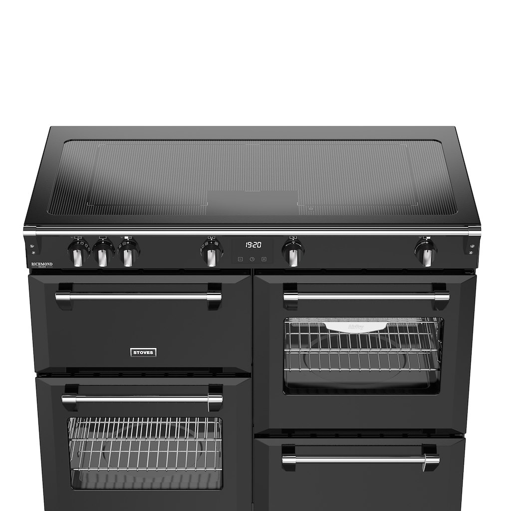 Stoves DX RCA RICH 110Ei ZLS 110cm Richmond DX Electric Induction Zoneless Range Cooker - Black - Image 4