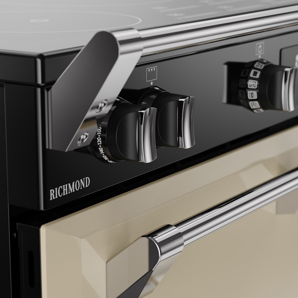 Stoves RCA RICH 90Ei TCH 90cm Richmond Electric Induction Touch Range Cooker - Cream - Image 6