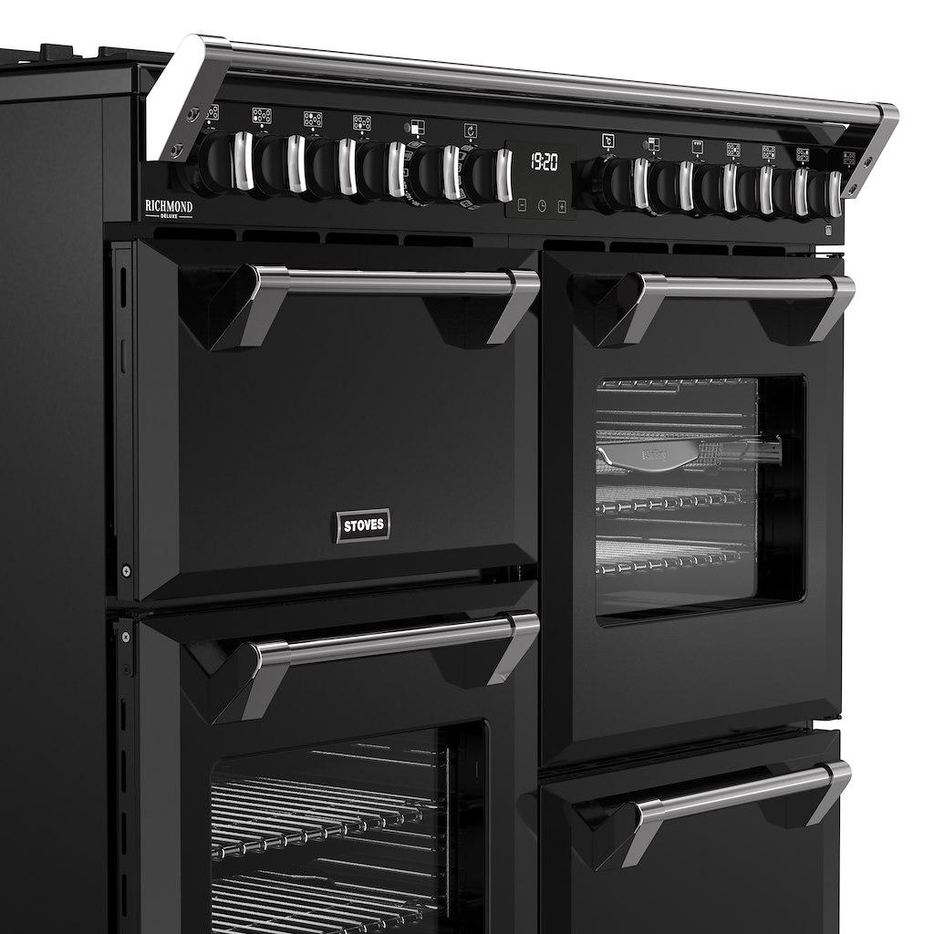Stoves DX RCA RICH 100DF 100cm Richmond DX Dual Fuel Range Cooker - Black - Image 7
