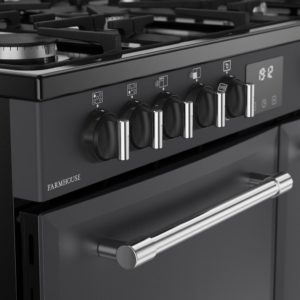 Belling RCA FARMHOUSE 90DF 90cm Dual Fuel Range Cooker - Anthracite - Image 6