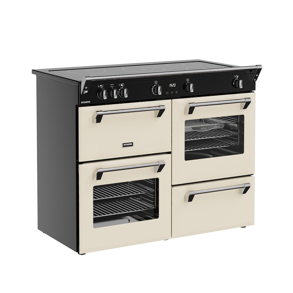 Stoves RCA RICH 110Ei TCH 110cm Richmond Electric Induction Touch Range Cooker - Cream - Image 2