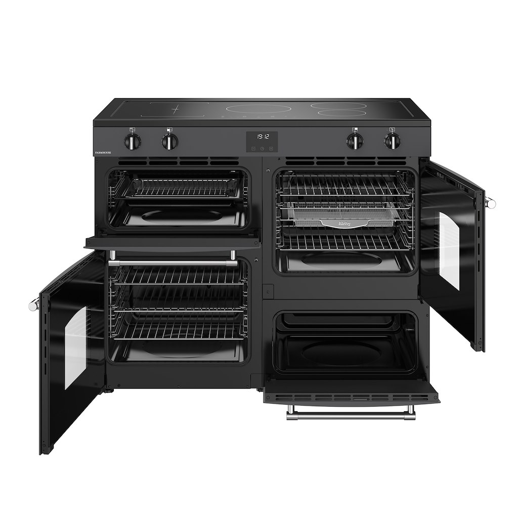 Belling RCA FARMHOUSE 110Ei 110cm Electric Induction Touch Range Cooker - Anthracite - Image 2