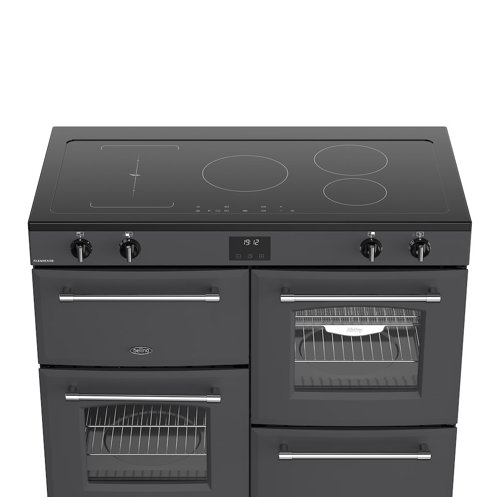 Belling RCA FARMHOUSE 110Ei 110cm Electric Induction Touch Range Cooker - Anthracite - Image 4