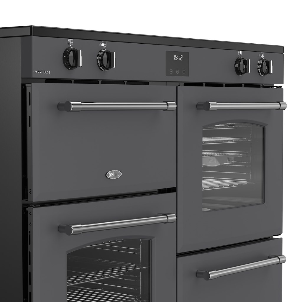 Belling RCA FARMHOUSE 110Ei 110cm Electric Induction Touch Range Cooker - Anthracite - Image 7