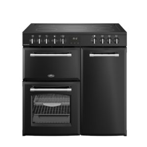 Belling RCA FARMHOUSE 90E 90cm Electric Ceramic Range Cooker - Black