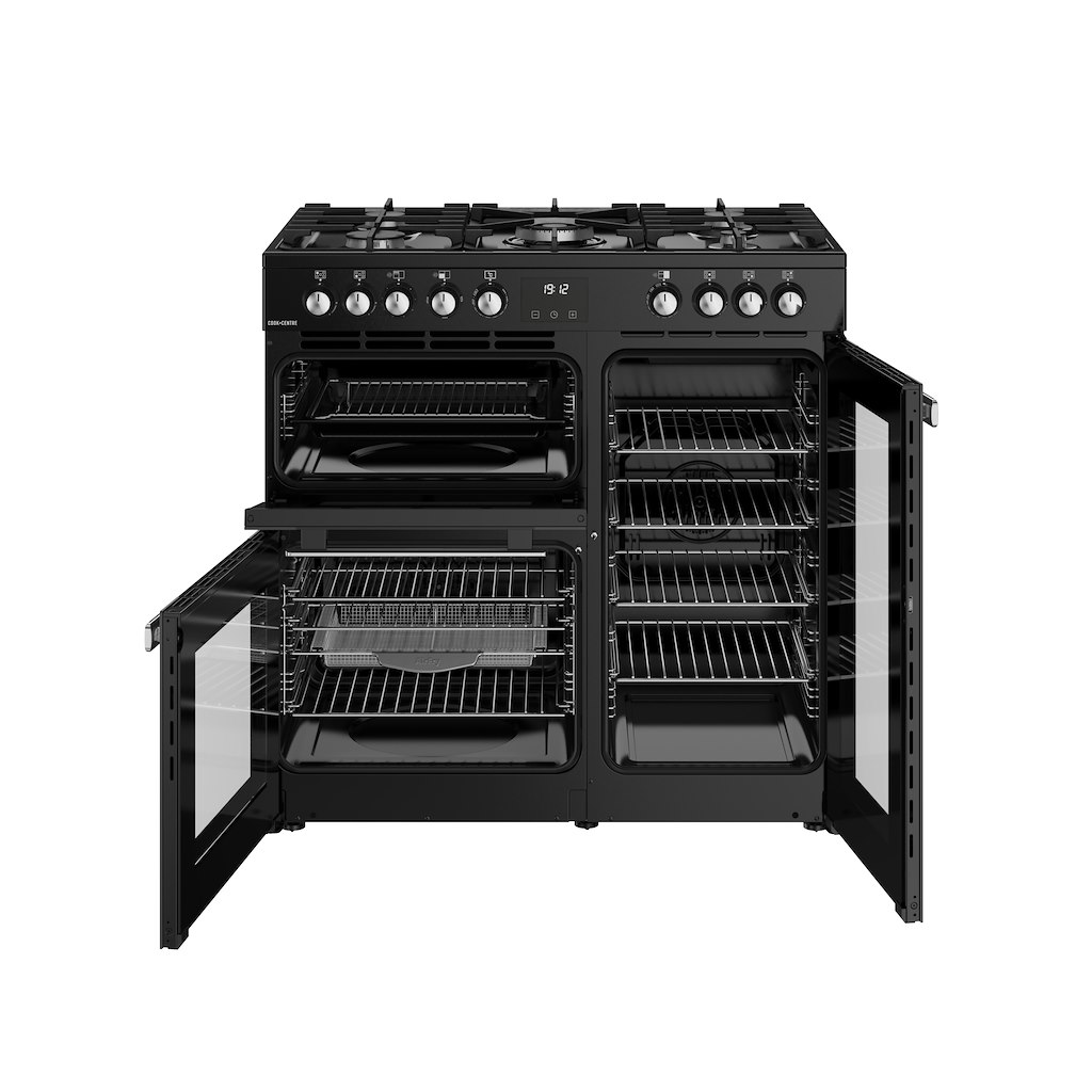 Belling RCA COOKCENTRE 90DF 90cm Dual Fuel Range Cooker - Black - Image 6