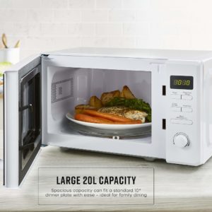 Swan SM4421WHT 20L 800W Microwave Digital - White - Image 4