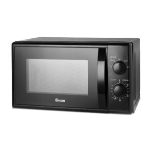 Swan SM4420BLK 20L 700W Manual Microwave - Black