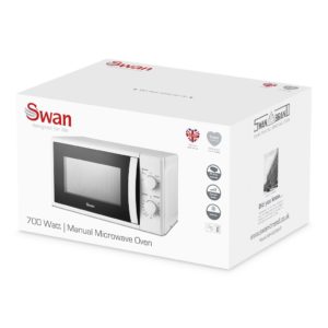 Swan SM4420WHT 20L 700W Manual Microwave - White - Image 10