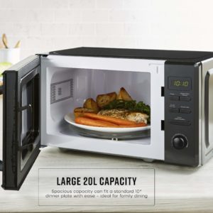 Swan SM4421BLK 20L 800W Microwave Digital - Black - Image 4